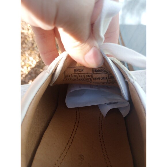 VIONIC BROK Men's Casual Sneakers Pain release White Leather Size 11 Lace Up - Picture 8 of 8